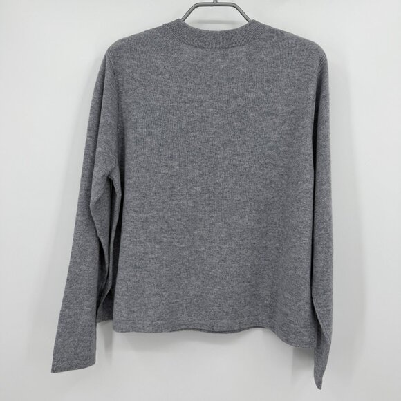 Kilte Collection Long Sleeve Washable Cashmere Liz Tee in Earl Grey 2/M Women's - Picture 6 of 8